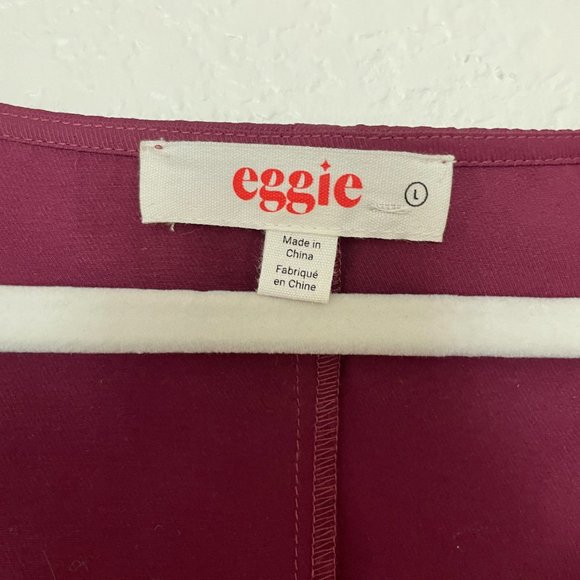 Eggie midi dress in a reddish plumb - Picture 3 of 5